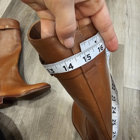 Tory Burch Women's Tan Leather Over the Knee Boots Size 5M - Picture 8 of 14
